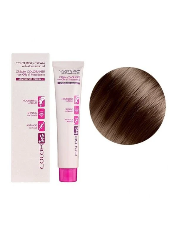 Крем-фарба для волосся 7 блондин Coloring Cream With Macadamia Oil ING, 60 мл ING Professional (396328026)