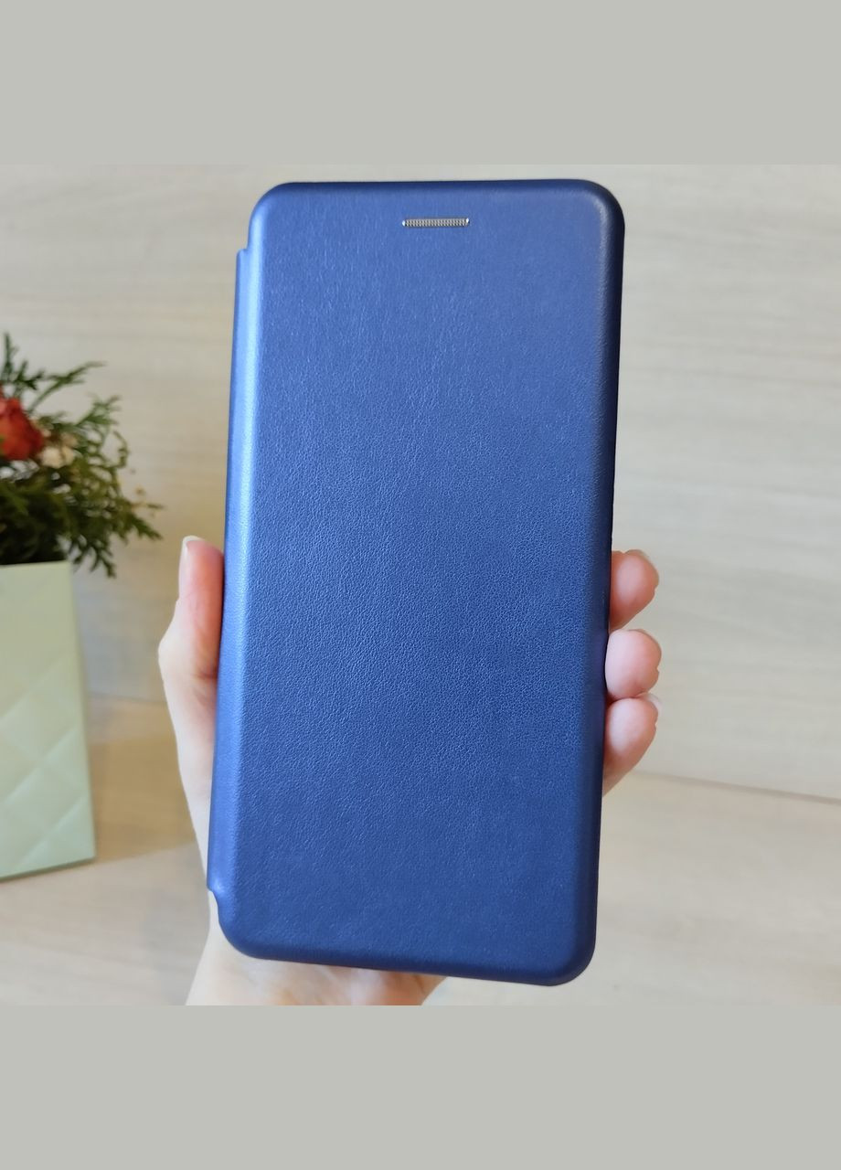 Чехол для xiaomi redmi Note 8 pro книжка подставка с магнитом и микрофиброй LuxyryStyle (синий) No Brand (282621120)