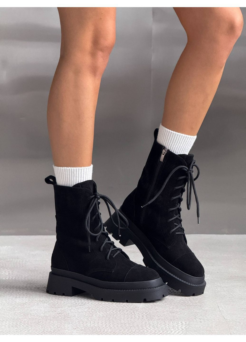 Зимові замшеві Черевики Helen (364185192)