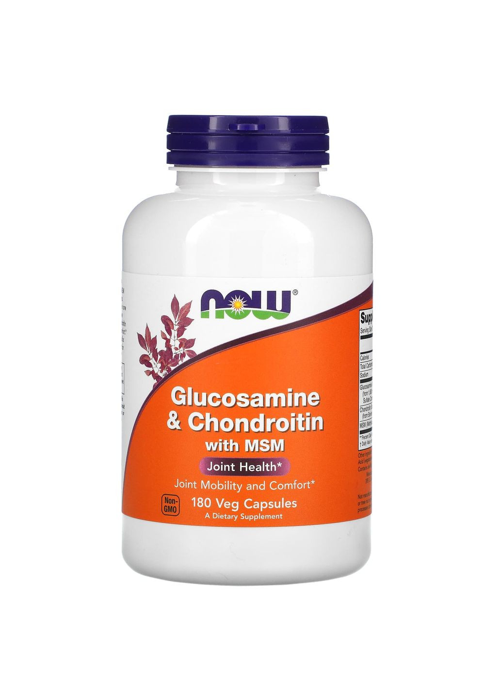 Глюкозамин и хондроитин с MСM, Glucosamine & Chondroitin with MSM,, 180 растительных капсул Solgar (322065833)