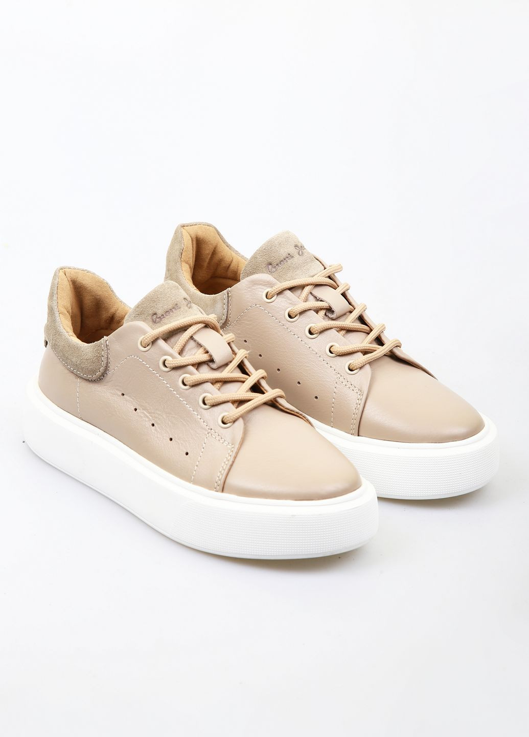 Сіро-бежеві кеди Broni