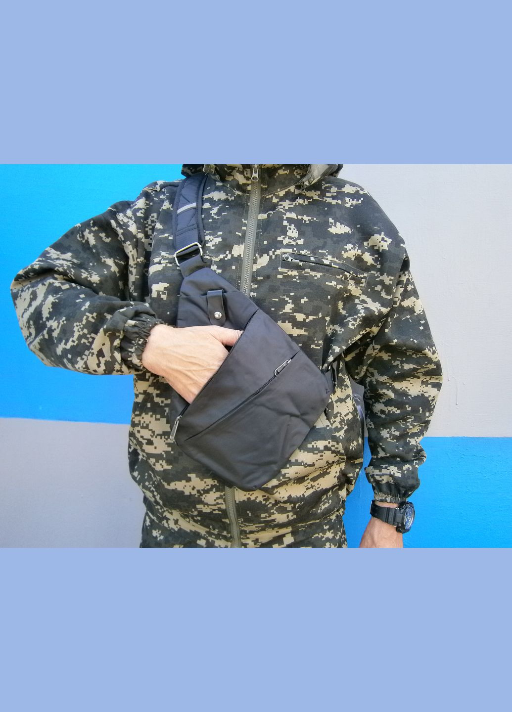 Сумка мессенджер / кобура наплечная Crossbody 8078 No Brand (302391919)