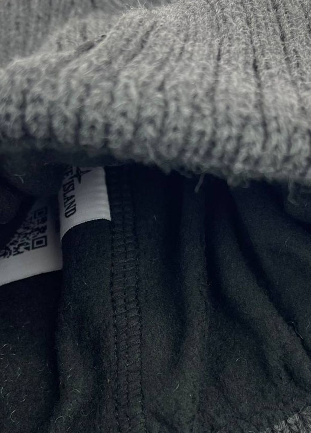 Зимняя шапка бини на флисе - Stone Island / Стон Айленд No Brand Шапка біні (369368683)