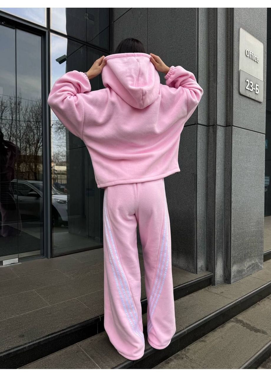 Стильний теплий костюм оверсайз з турецького флісу Polar No Brand (370032220)