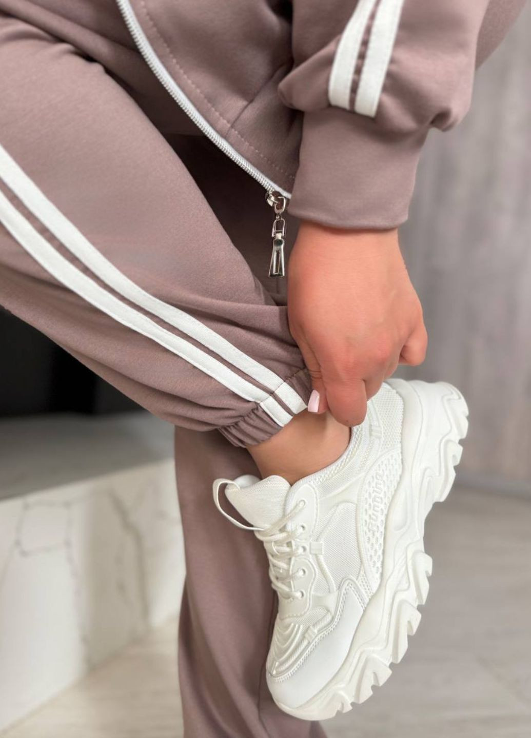 Костюм двійка: Кофта на блискавці та штани Tik-Tak (325401543)