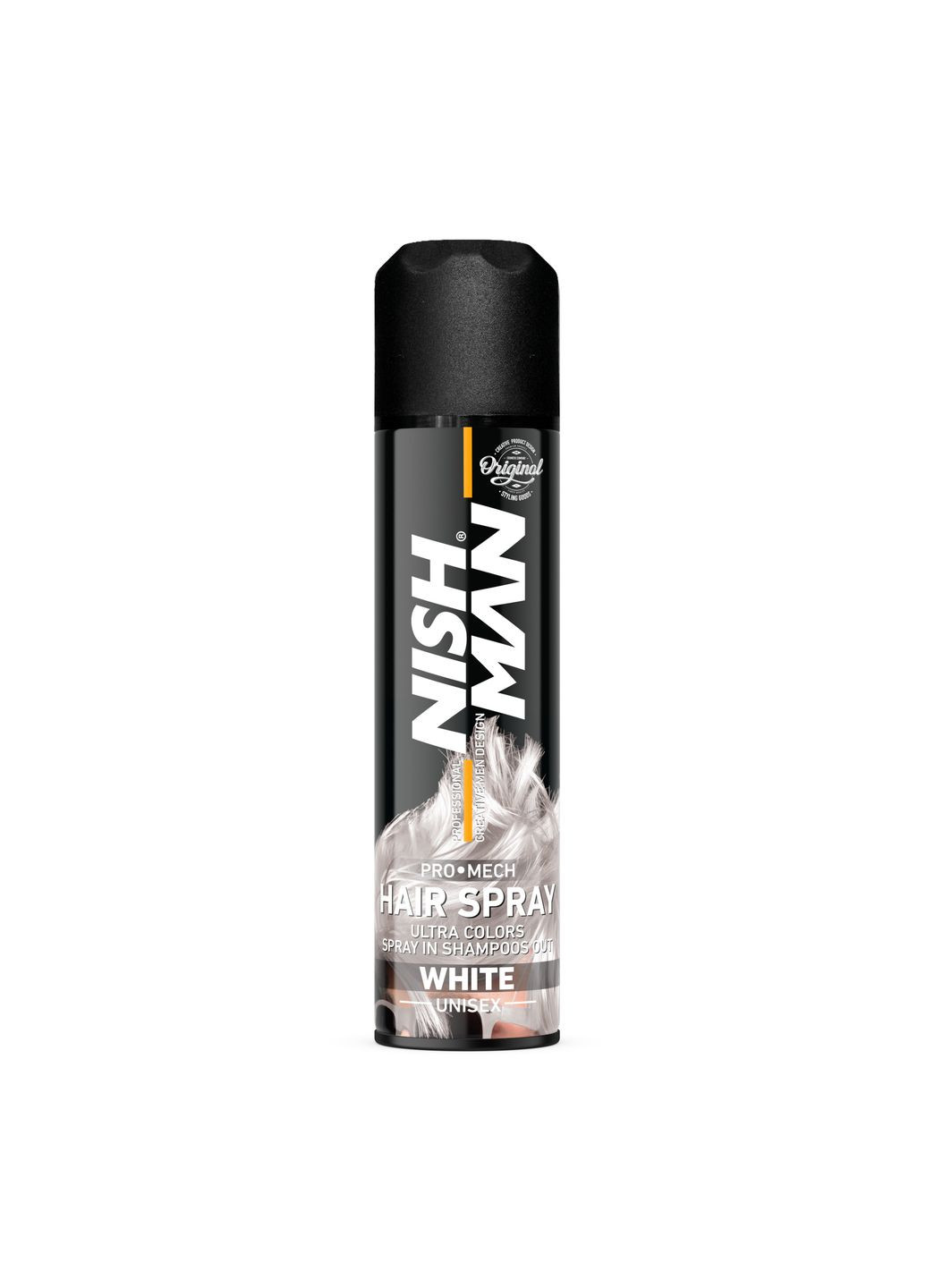 Спрей для волос окрашивающий Hair Coloring Spray WHITE белый 150 мл Nishman (324102441)