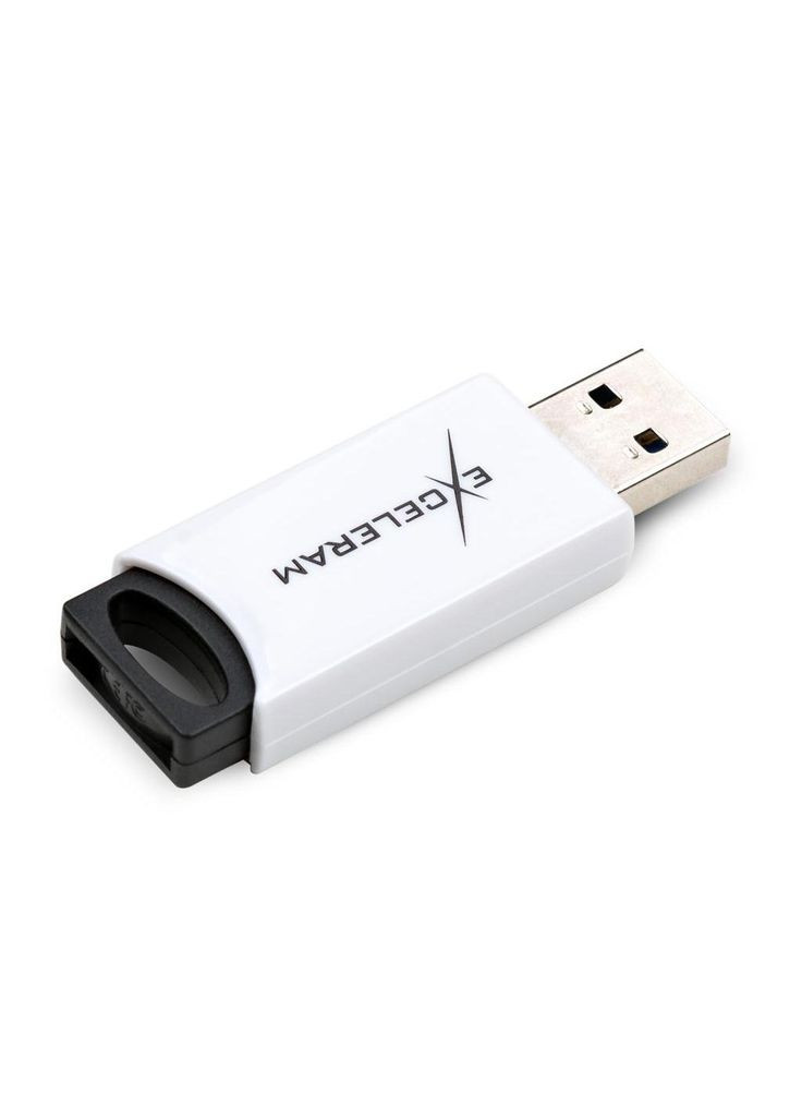 USB флеш накопичувач (EXU2H2W64) Exceleram 64gb h2 series white/black usb 2.0 (268143406)