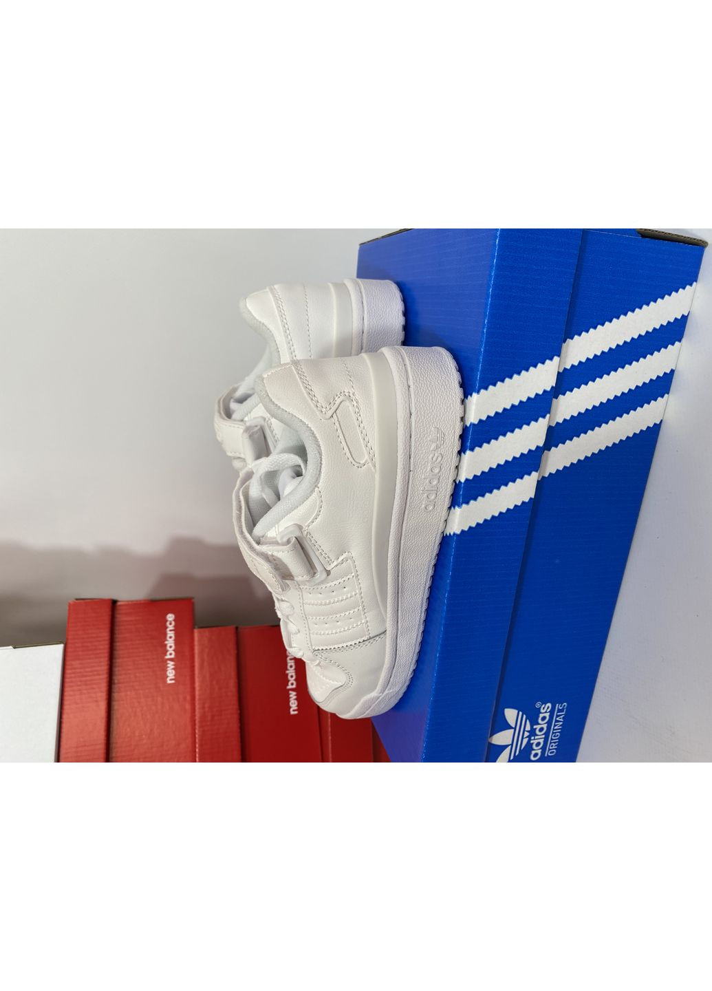 КРОСІВКИ ЖІНОЧІ ADIDAS FORUM LOW WHITE АДІДАС ФОРУМ No Brand білі демісезони (369391926)