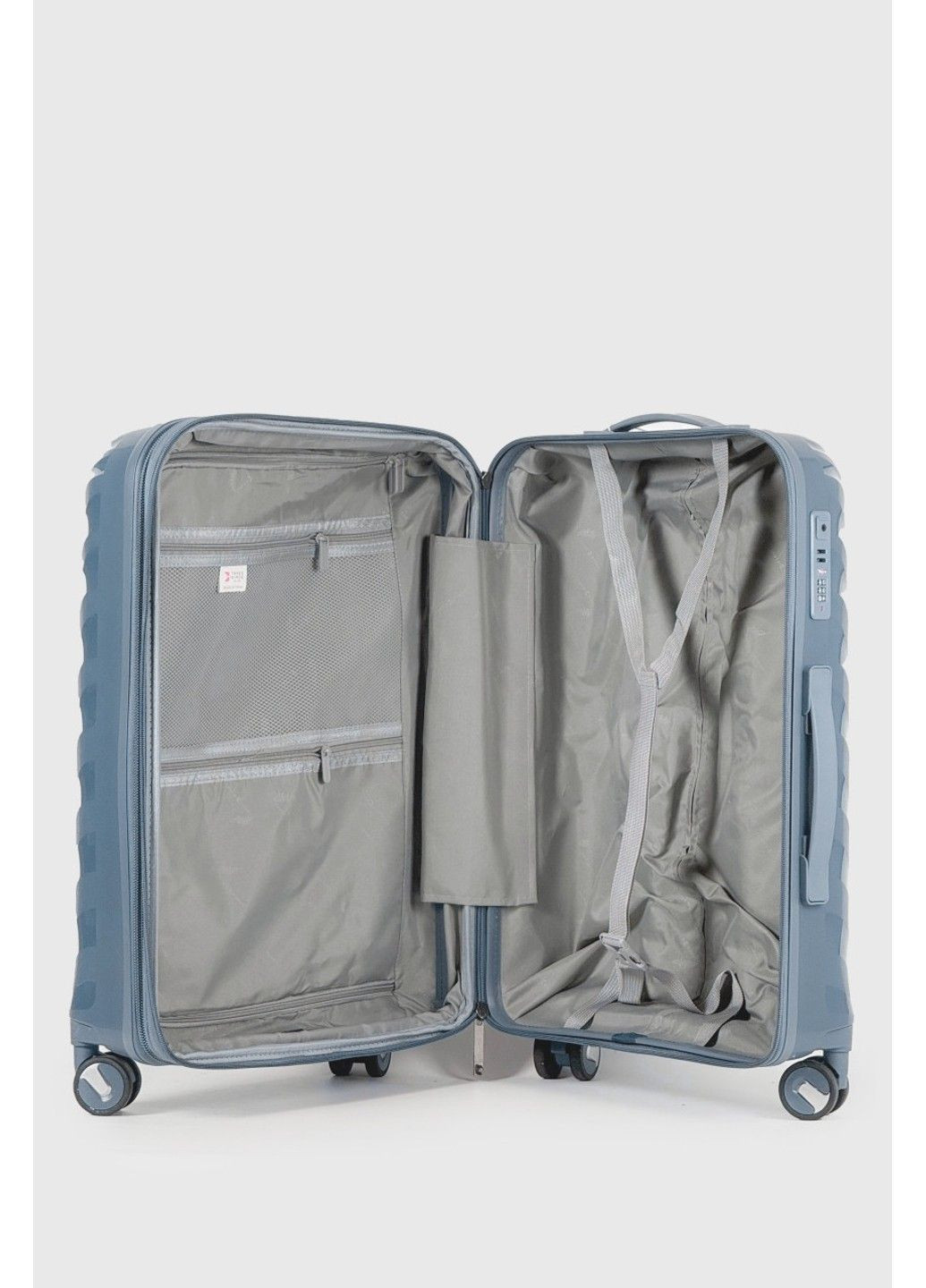 Средний пластиковый чемодан 2024-13-5M Three Birds (335806632)