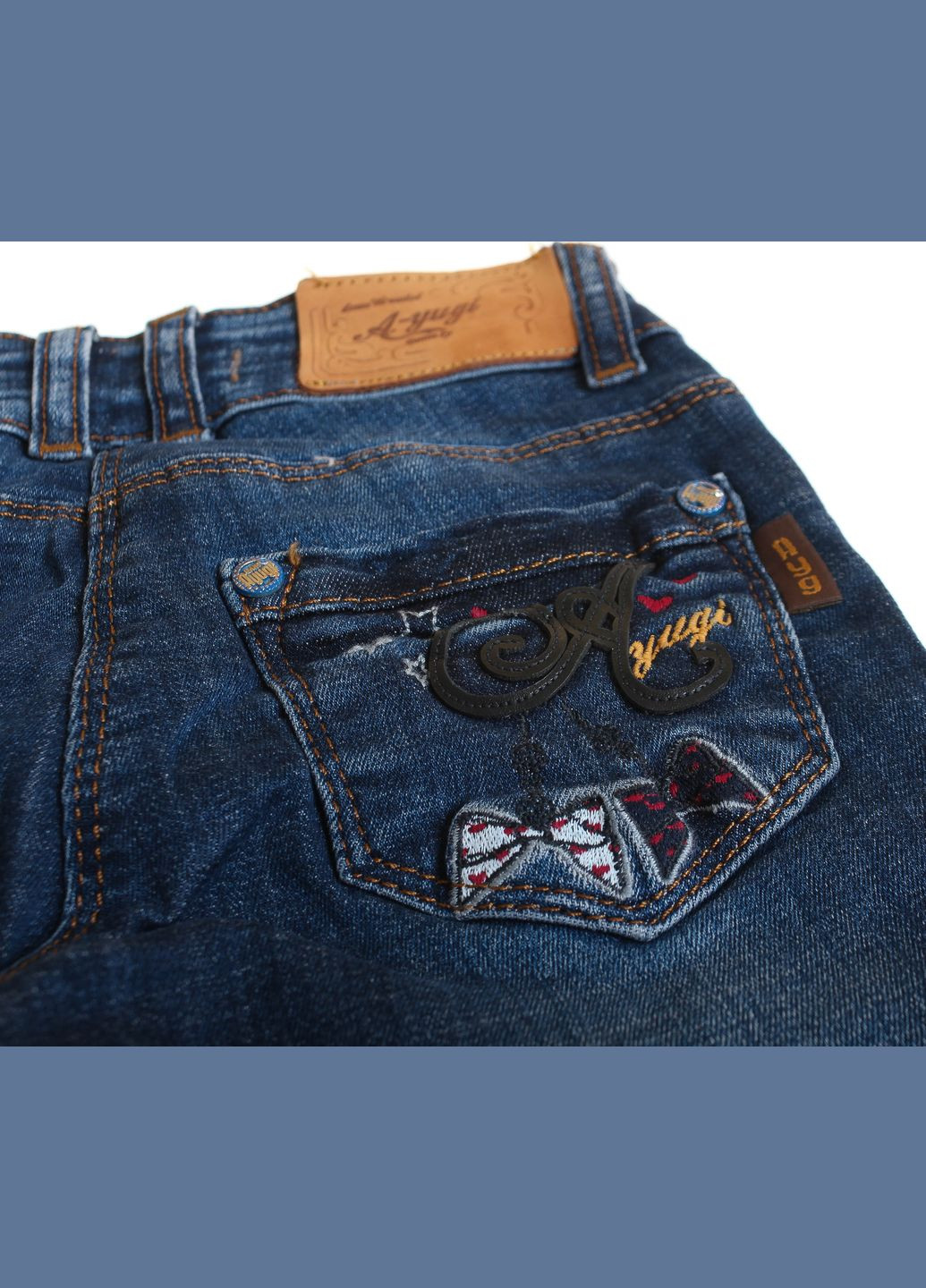 Брюки Джинсові A Yugi 6434 Темно Синій A-yugi (306715422)