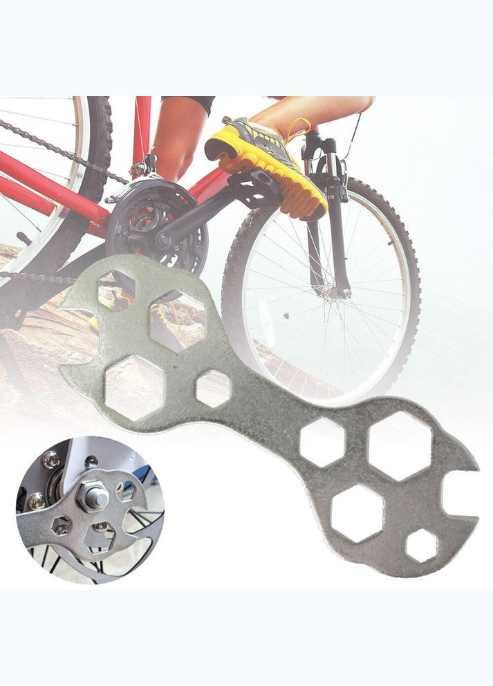 Ключ сімейний гайковий для велосипеда 10 в 1 No Brand (367268469)