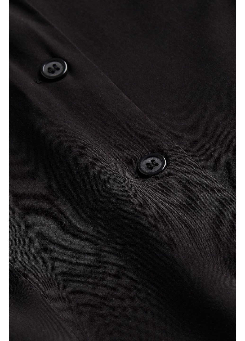 Чорна сукня з к/р H&M однотонна