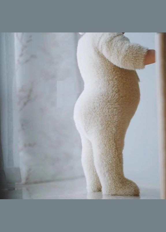 Детский теплый человечек+чепчик арт 7313 Бежевый No Brand (311682589)