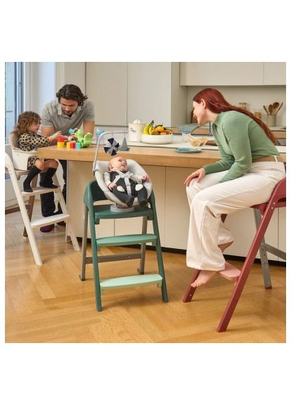 Крісло-гойдалка (87078.47) Chicco шезлонг для новонароджених Crescendo, світло-сірий (370018139)