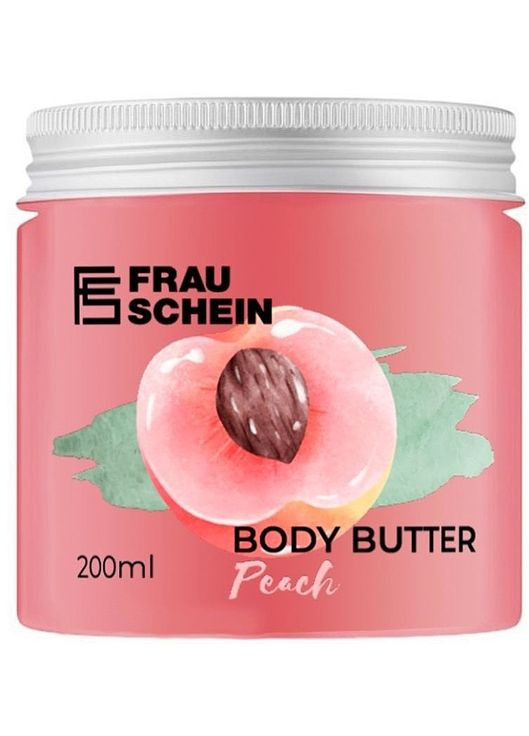 Баттер для тіла, рук та ніг "Персик" Body Butter 200ml (1337151-7166631) Frau Schein (368646388)