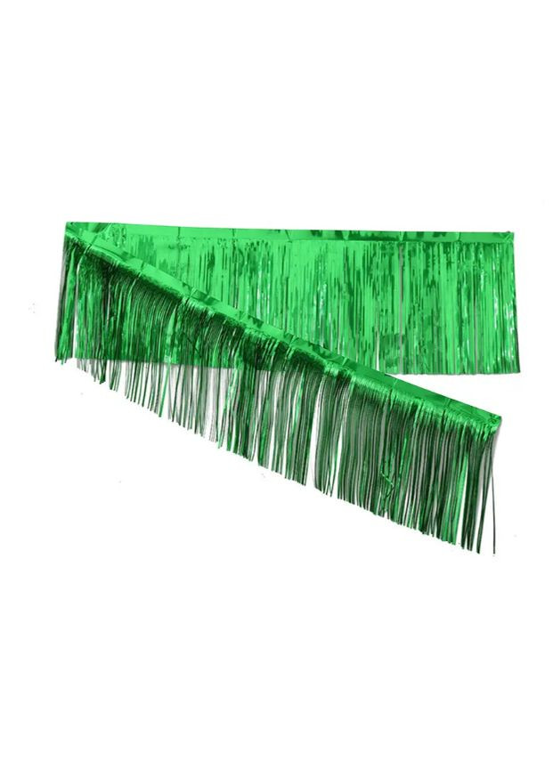 гірлянда для фотозони 200 см на 30 см зелений Jannet Дощик (316680211)