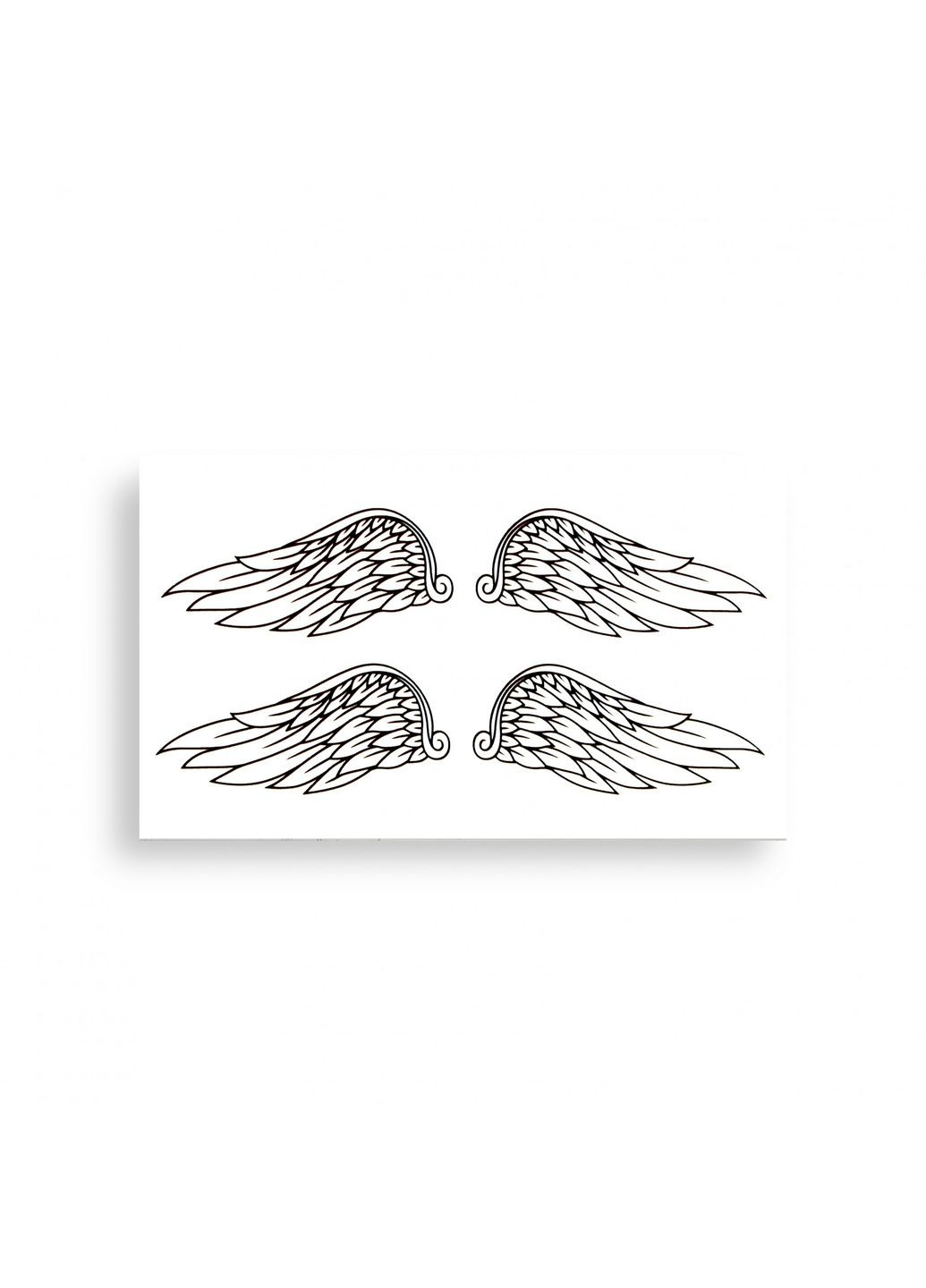 Тимчасове водостійке тату "Крила" No Brand (314879020)