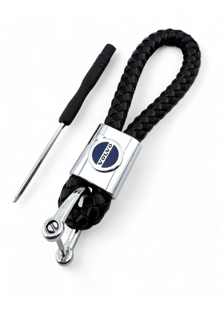 Брелок кожаный косичка Volvo (354698591)