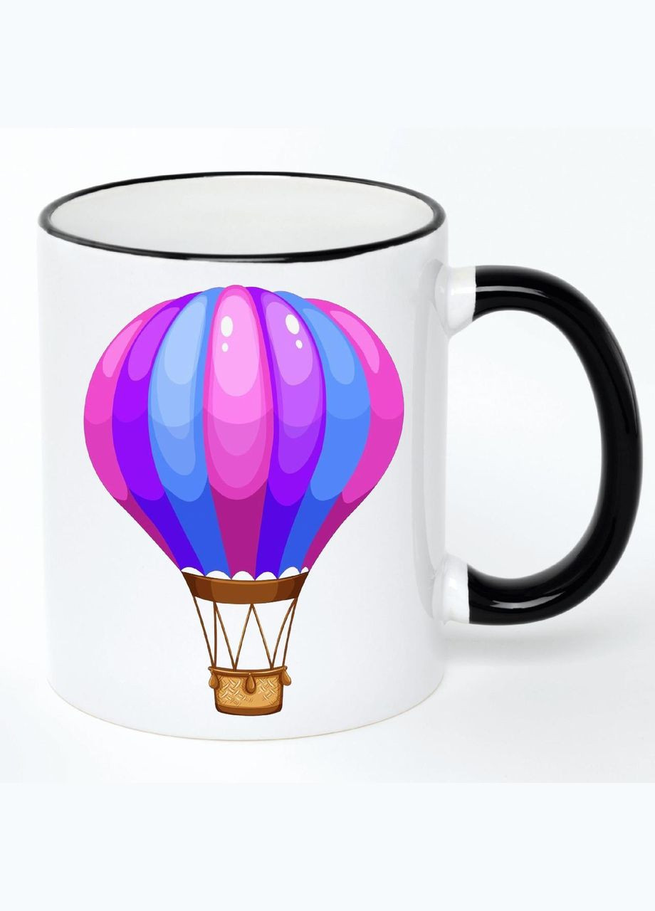 Чашка з дитячим малюнком (кухоль, кружка) #0295 Біла з чорною ручкою 330 мл No Brand (322716473)