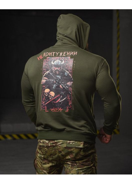 Тактическое мужское худи Не Контуженный олива No Brand (361151615)