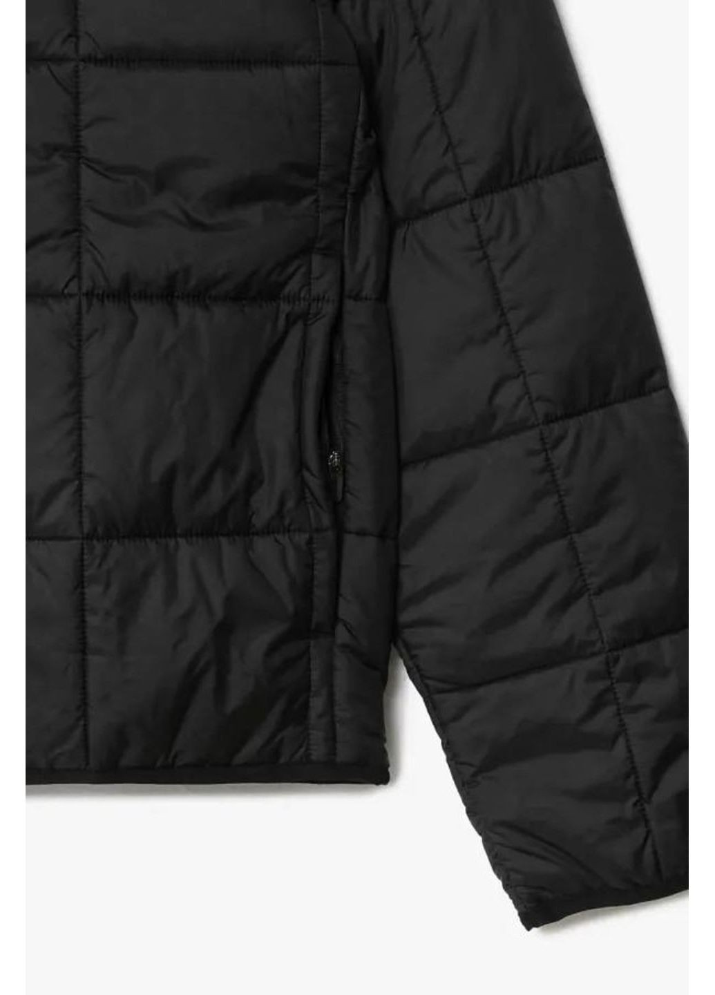 Черная демисезонная короткая черная куртка lacoste No Brand