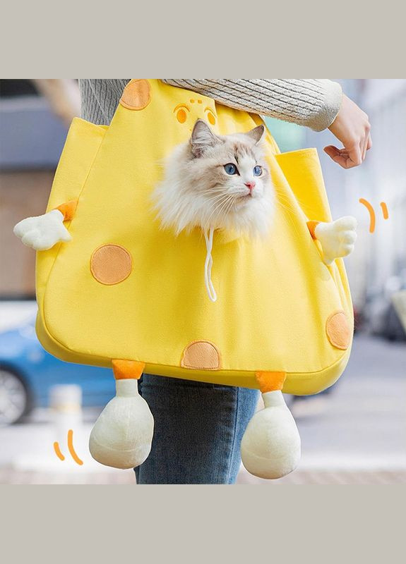 Сумка-переноска для кішок і собак 2404SXMJ3153 Сookies Yellow XL 5 шт. Lesko (356500279)