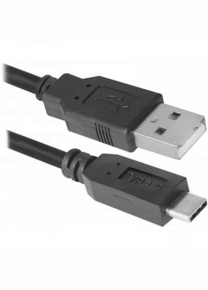 Дата кабель USB 2.0 AM to TypeC 1.0m USB09-03PRO black (87492) Defender usb 2.0 am to type-c 1.0m usb09-03pro black (268139628)