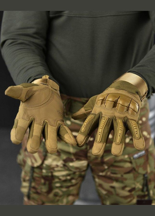 Тактичні перчатки штурмові полнопалі 3XL No Brand (292144714)