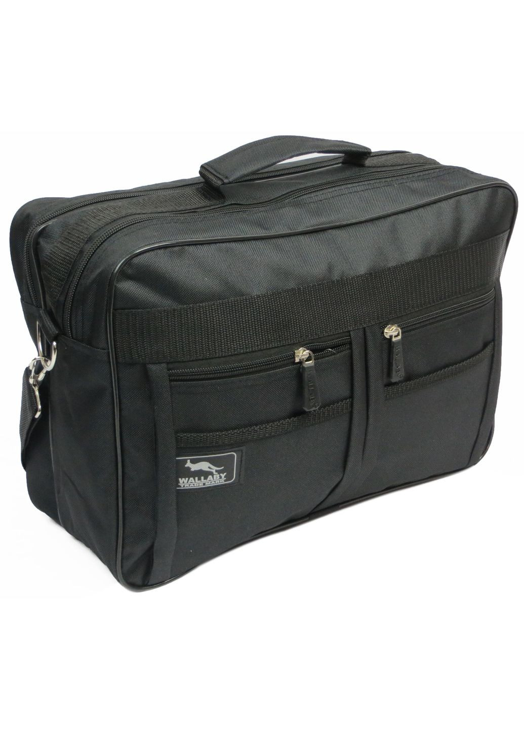 Сумка-портфель тканинна чорна Wallaby (361156854)