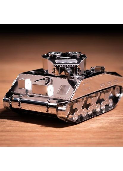 Колекційна модель-конструктор World of Tanks танк M4 Sherman () Metal Time MT070 (367584037)