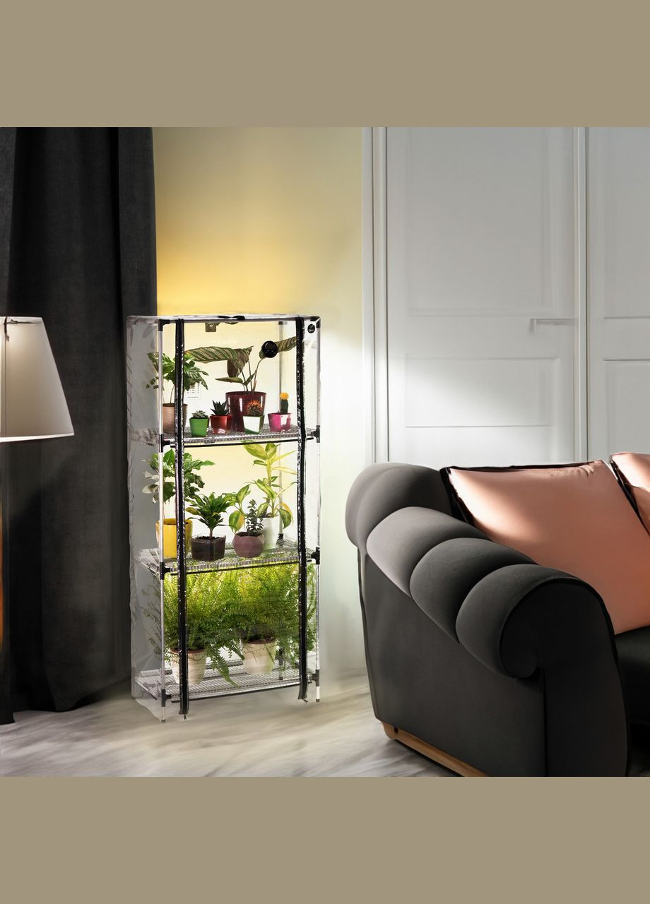 Мини-теплица с фито светом для дома Sezam XL + 3 вентилятора + таймер Broody (346529053)