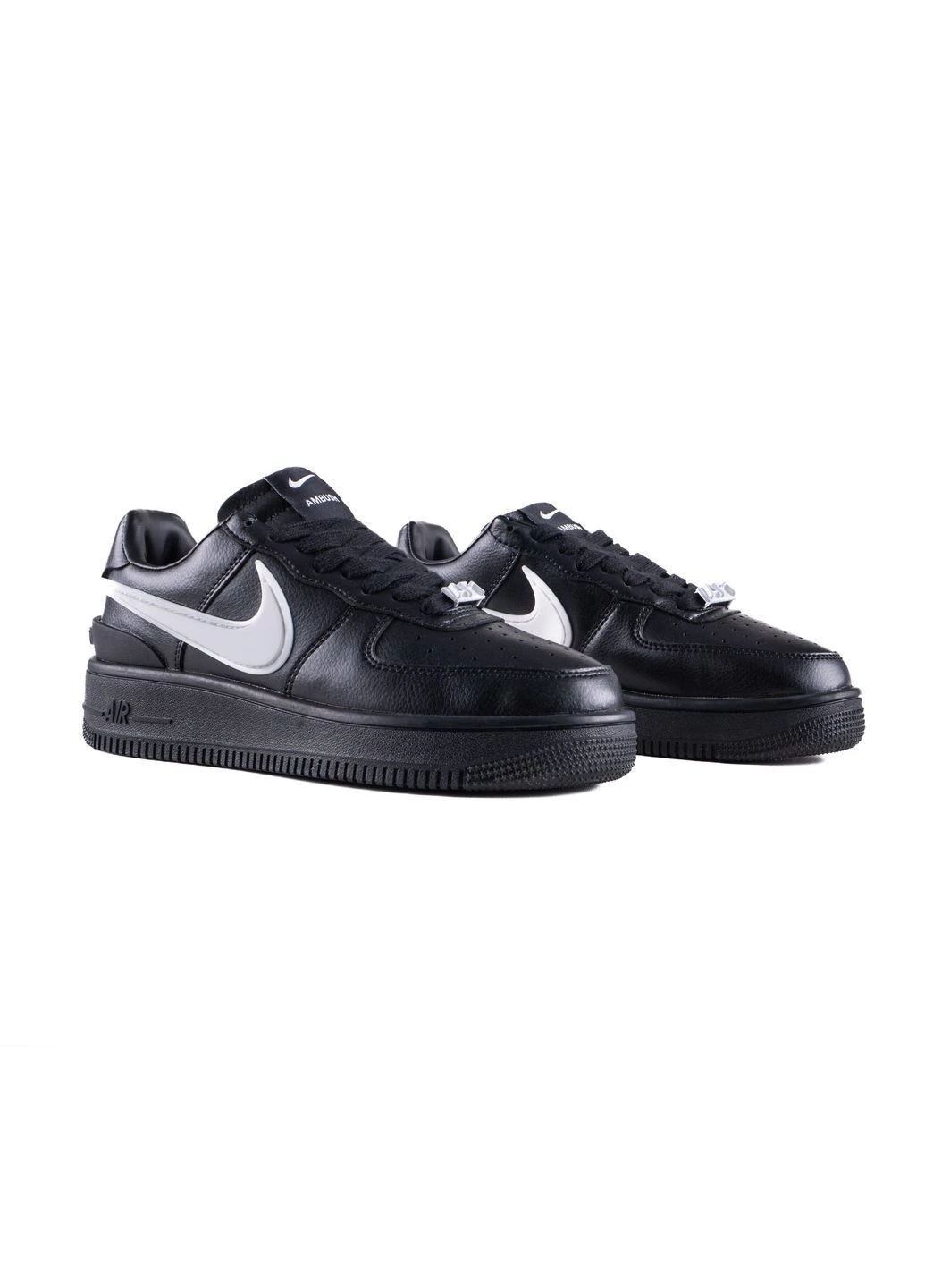 КРОССОВКИ ЖЕНСКИЕ NIKE AIR FORCE 1 LOW X AMBUSH BLACK НАЙК АИР ФОРС 1 ЧЕРНЫЕ No Brand чёрные демисезоны (391961996)