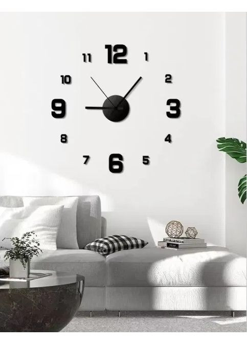 Настенные часы для стрелков 3D декоративные, самоклеющаяся, без корпуса No Brand (365721389)
