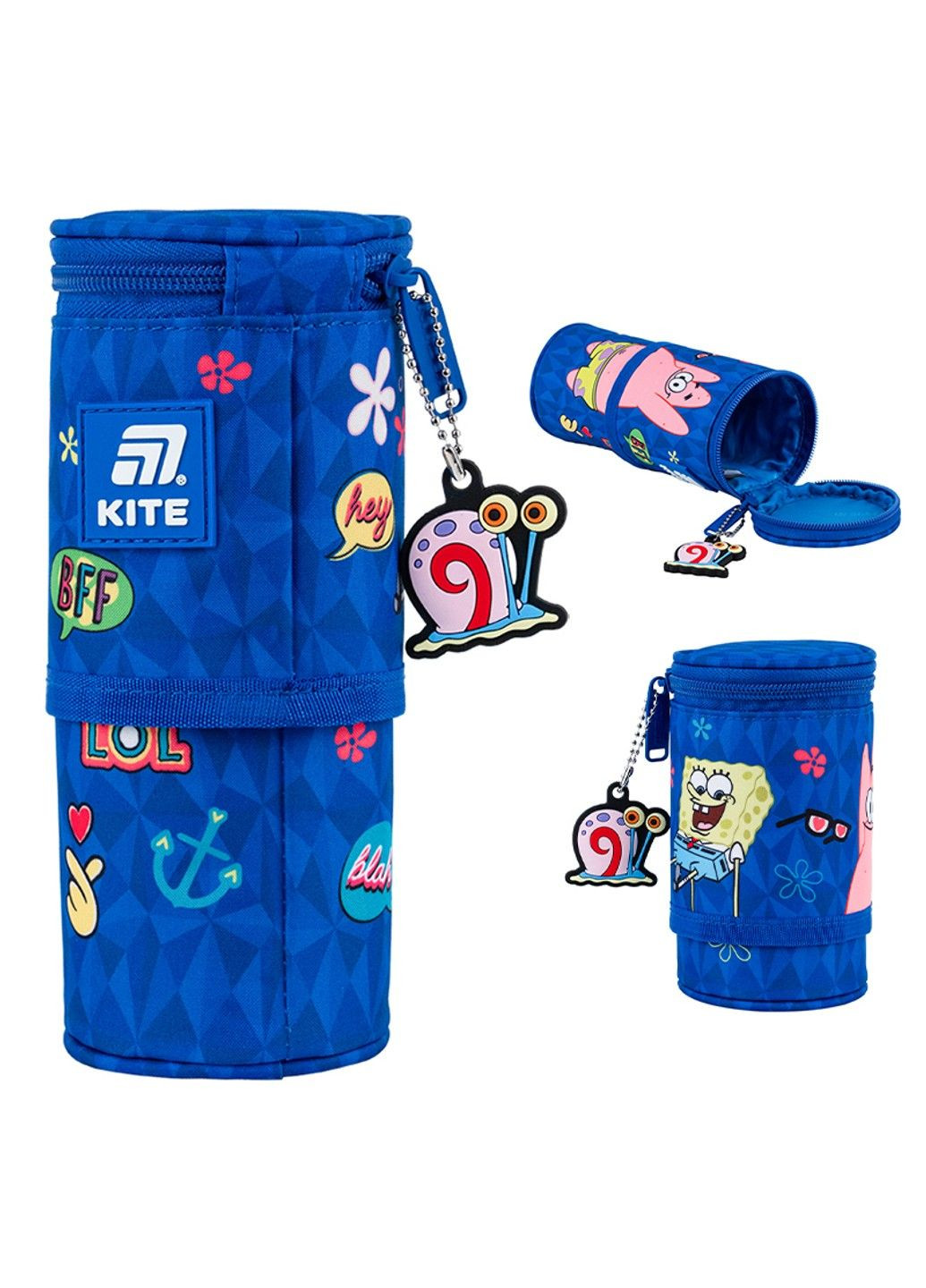 Пенал з Губкою Бобом Квадратні штани, модель SB25-684 Kite (336181963)