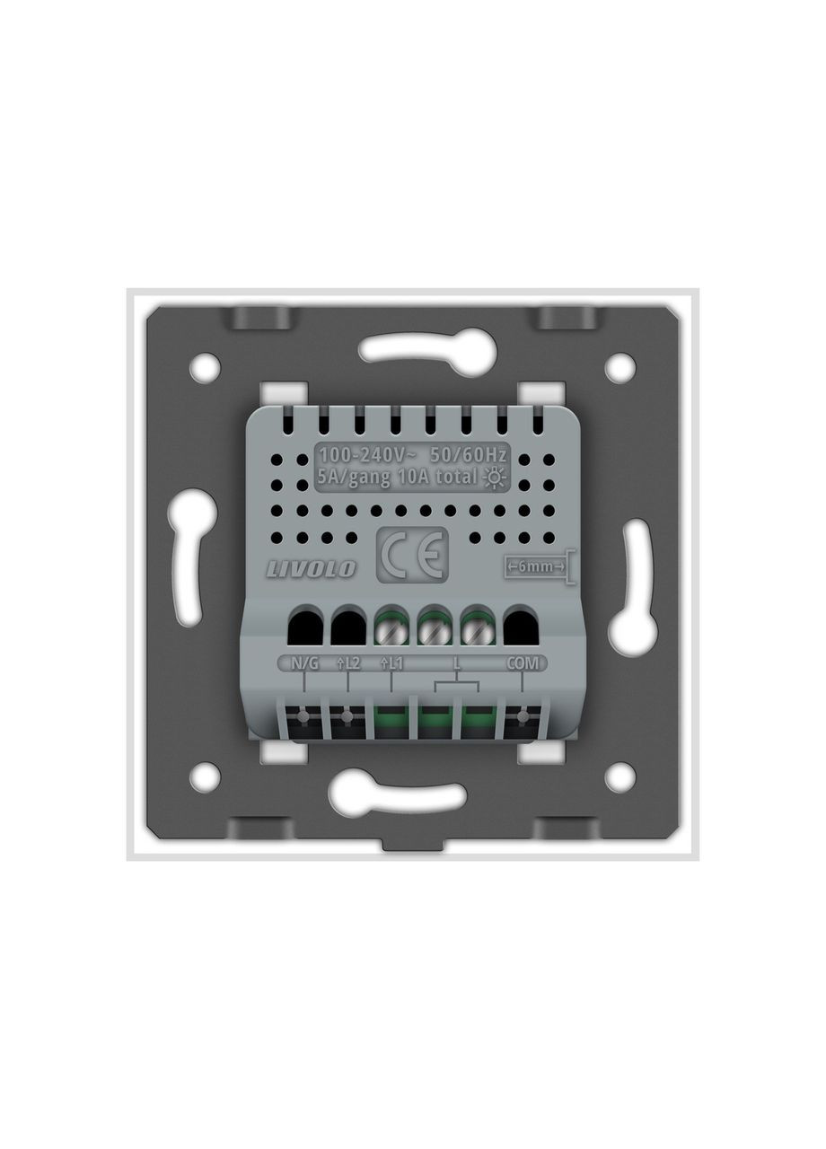 Розумний сенсорний диммер білий ZigBee (VL-C7FC1D2Z-2GWP) Livolo (371260495)
