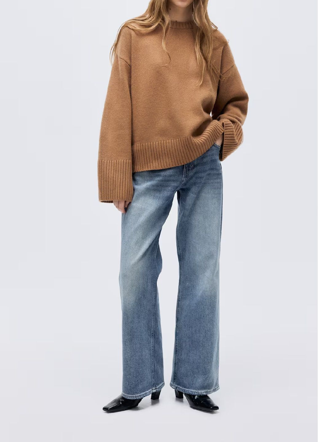 Темно-бежевий демісезонний светр H&M