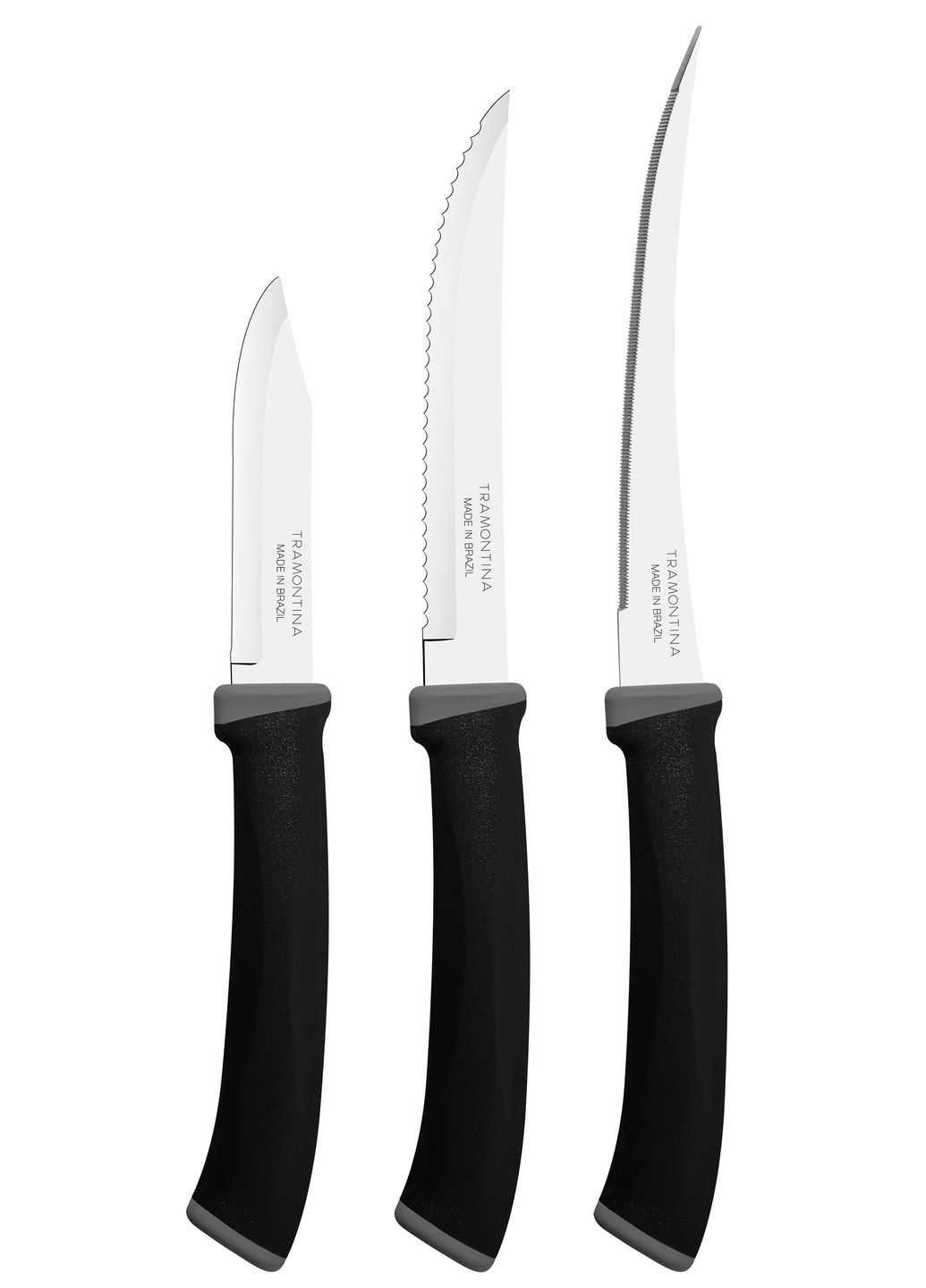 Набір ножів 3 пр. Felice black 23499/077 Tramontina комбінований,