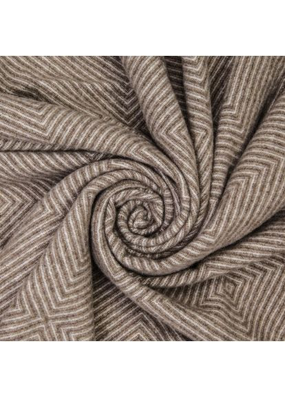 Плед мериносовий РОМБ 4235 140х200 см коричневий Love You (369527662)