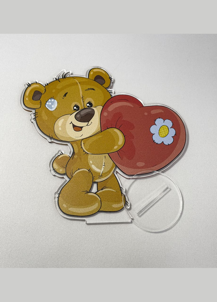 Акриловая коллекционная фигурка Love… Мишка Тедди 15 см No Brand (339618461)