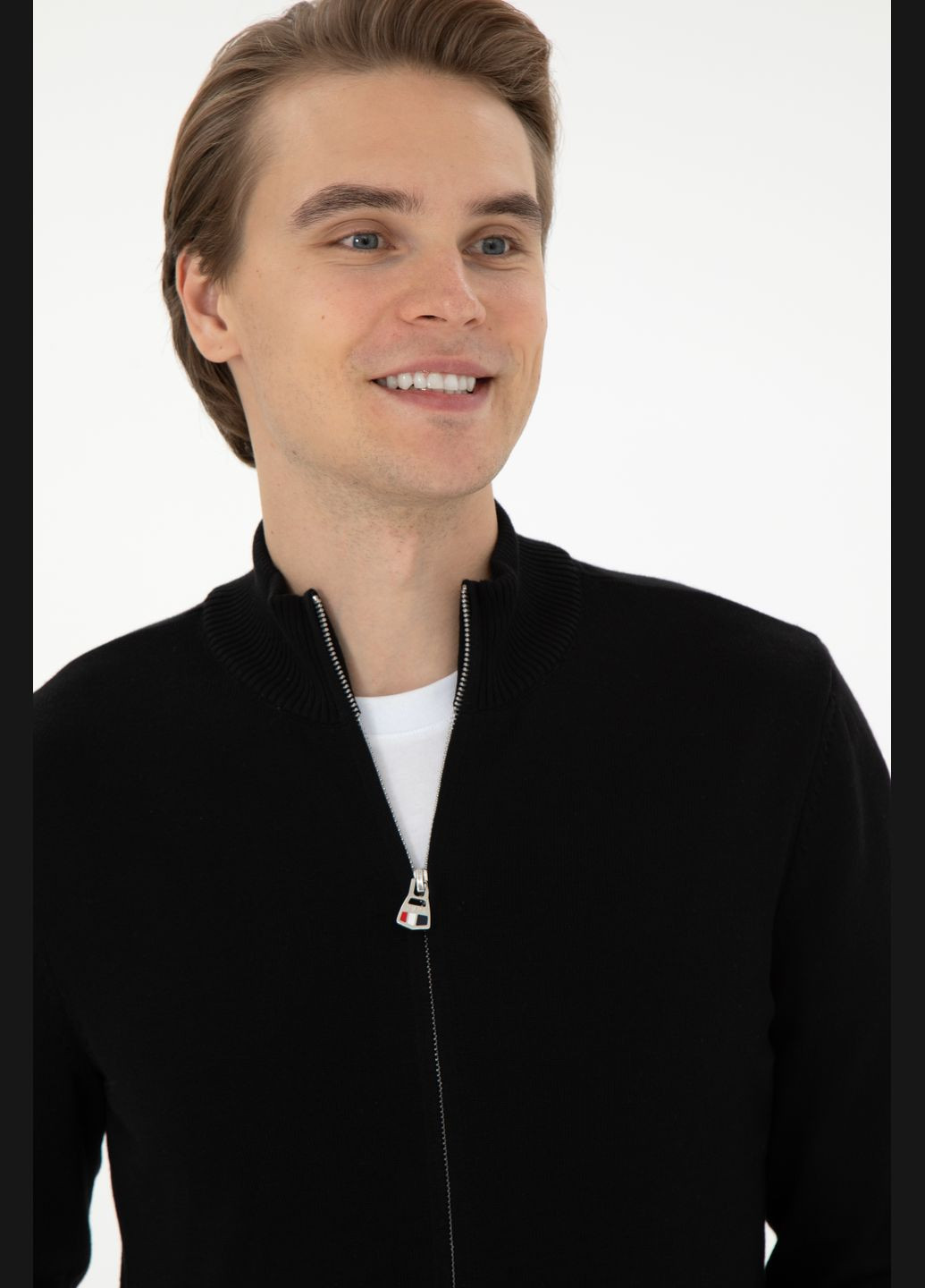 Черный кардиган U.S. Polo Assn.