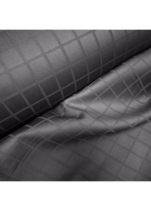 Простирадло Jacquard Delicacy Graphite сатин-жакард графіт (2800005074635) SoundSleep (381484117)