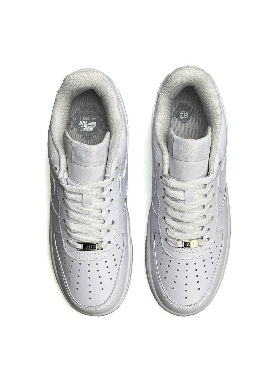 Кроссовки женские Nike No Brand Air Force 1 White белые демисезоны (372464009)