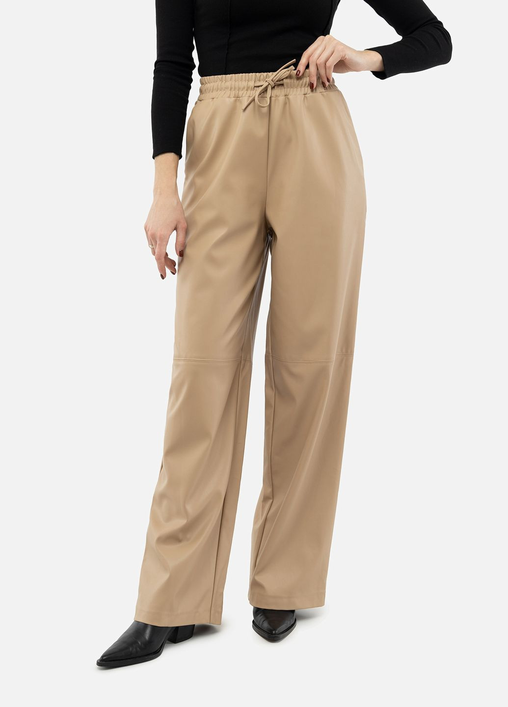 Женские брюки цвет бежевый ЦБ-00241717 Lefon (306712857)