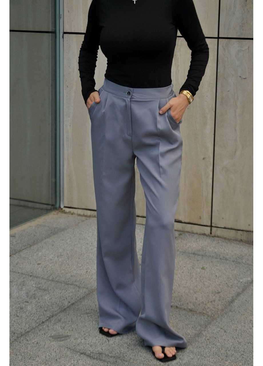 Брюки 723 Палаццо,костюмка премиум качества Україна (370529207)