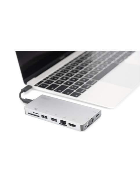 Докстанция Travel USB-C, 8 Port Digitus (316680810)