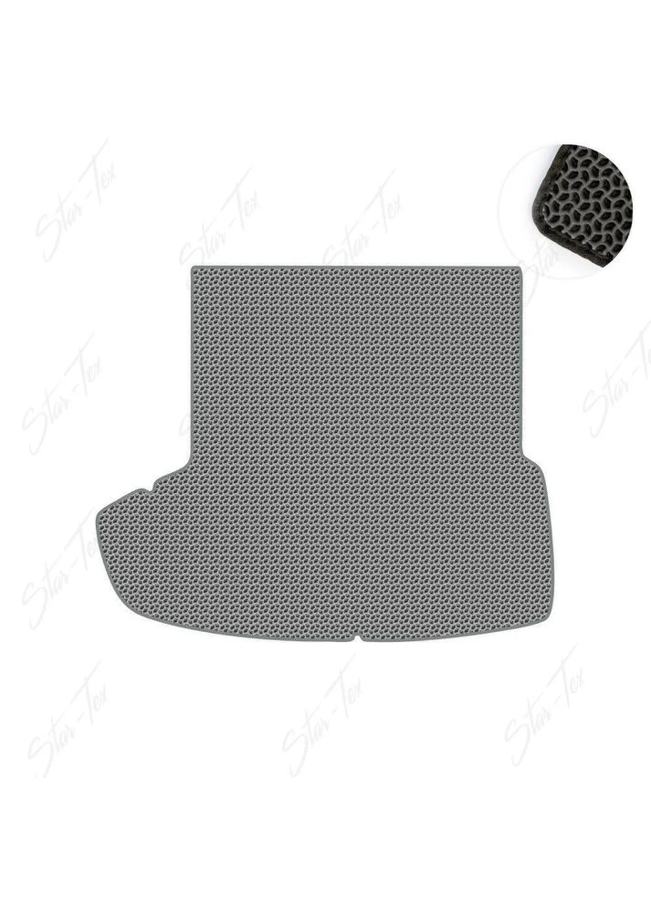 Килимок до багажника на Tesla Model S Plaid (2021 - ) EVA/Крапля + Сірий Star-Tex (385075785)