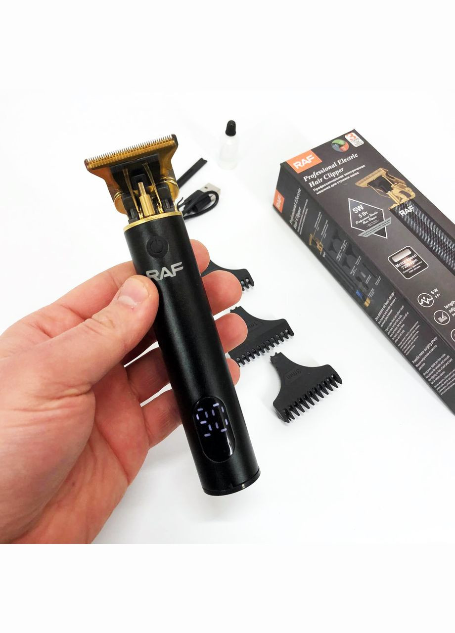 Тример R.437 для стрижки волосся та бороди акумуляторна RAF (364665873)