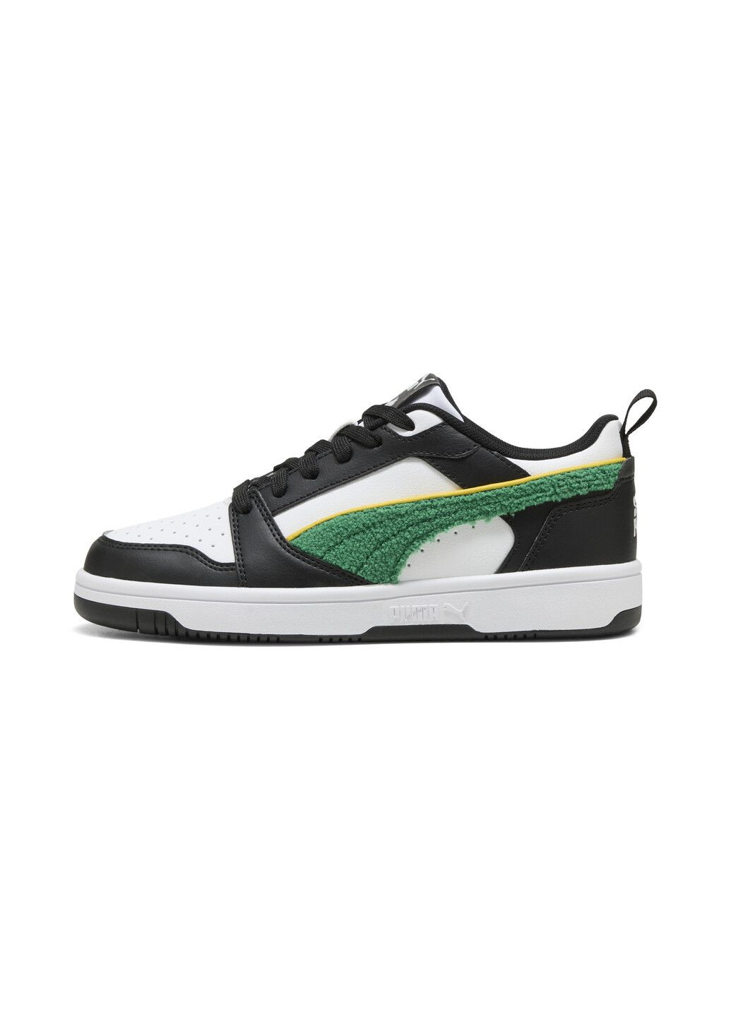 Білі кеди rebound v6 low super sneakers youth Puma
