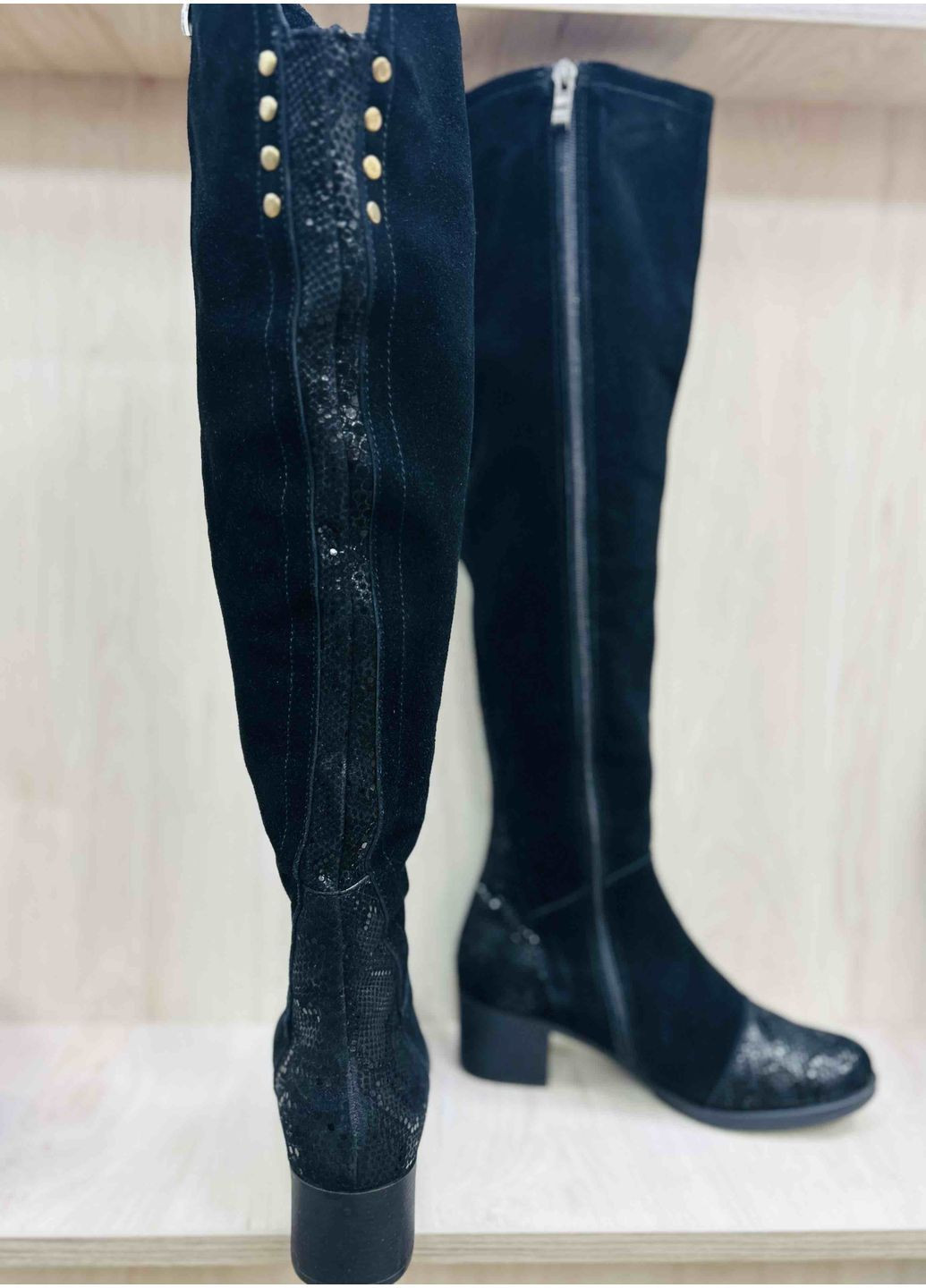 ЖІночі ботфорди No Brand (364553235)