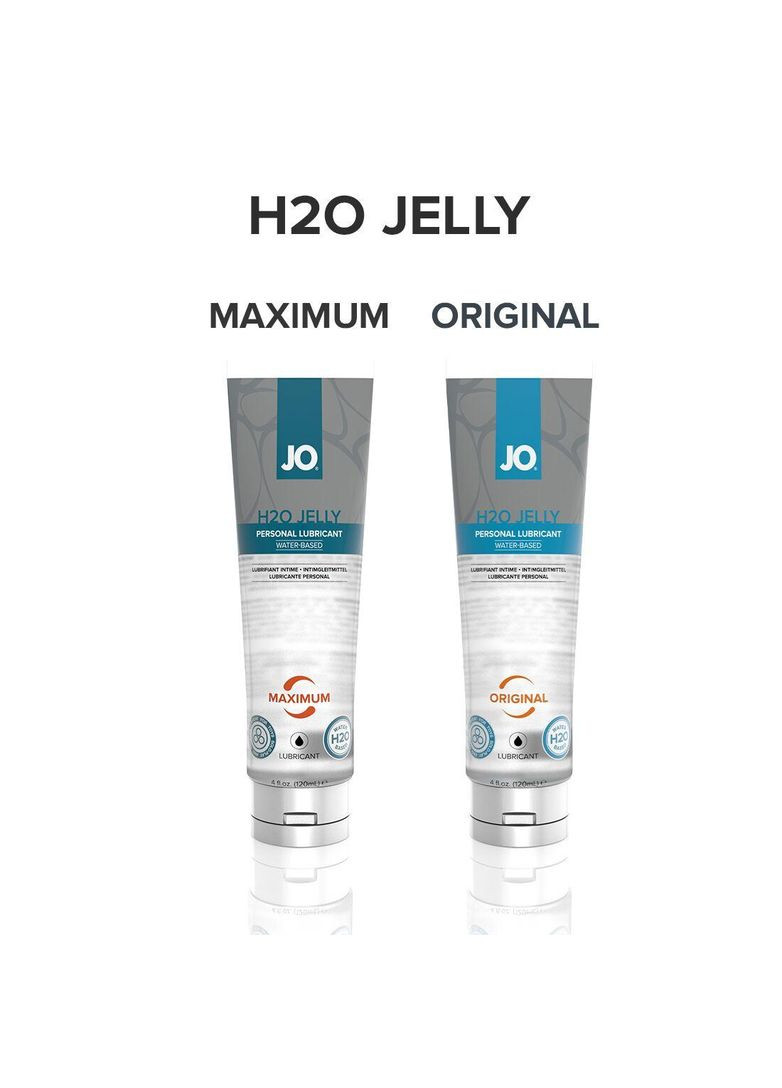 Густий лубрикант на водній основі H2O JELLY — ORIGINAL (120 мл), без парабенів та гліколю System JO (293819306)